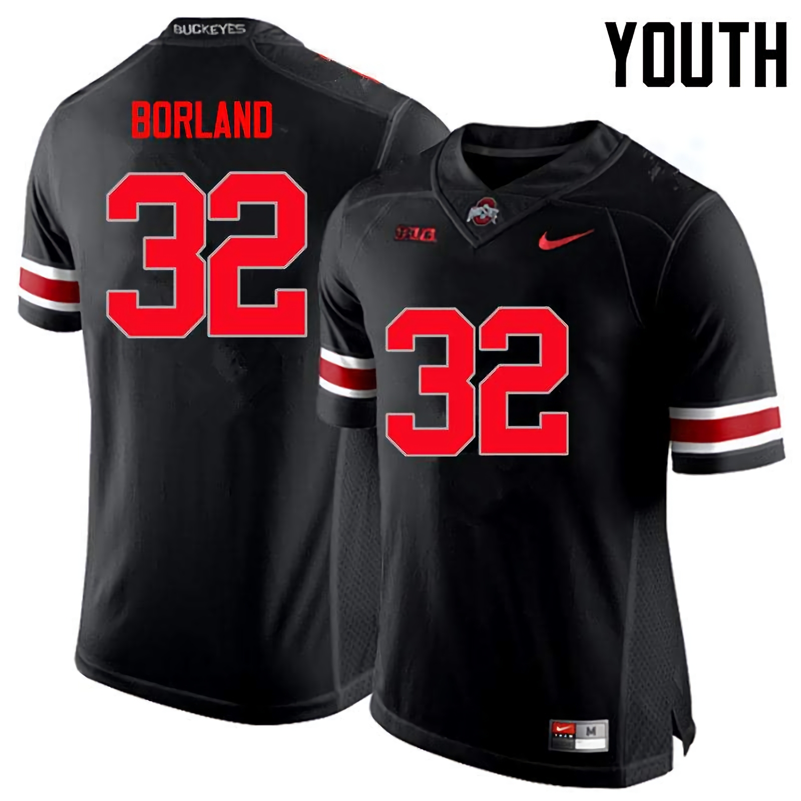 Tuf Borland Ohio State Buckeyes Youth NCAA #32 Nike Black Limited College Stitched Football Jersey QXD4256OZ